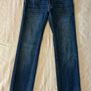 Rock & Roll Revolver Straight Men's Dark Indigo Slim Straight Jeans 29 X 34